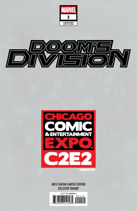 DOOM'S DIVISION #1 MICO SUAYAN C2E2 EXCLUSIVE "POWER OF DOOM!"