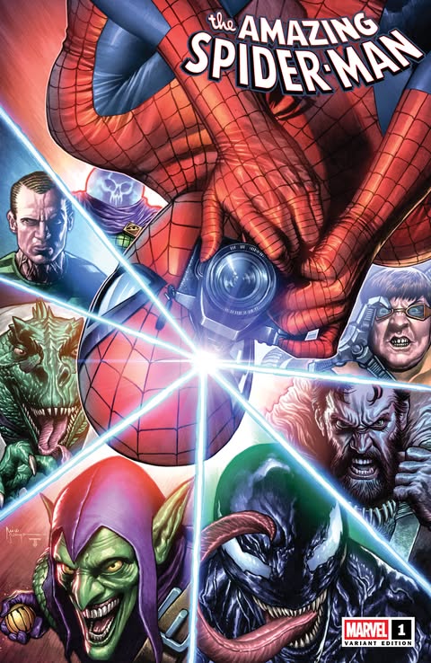 AMAZING SPIDER-MAN #1 MICO SUAYAN C2E2 EXCLUSIVE "SNAP SHOT!!!" VARIANT OPTIONS 04-09-25