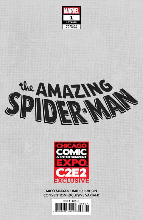 AMAZING SPIDER-MAN #1 MICO SUAYAN C2E2 EXCLUSIVE "SNAP SHOT!!!" VARIANT OPTIONS 04-09-25