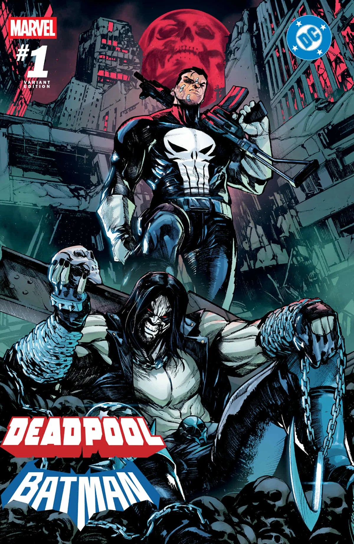 DEADPOOL BATMAN #1 ALESSANDRO CAPPUCCIO EXCLUSIVE VARIANT COVERS