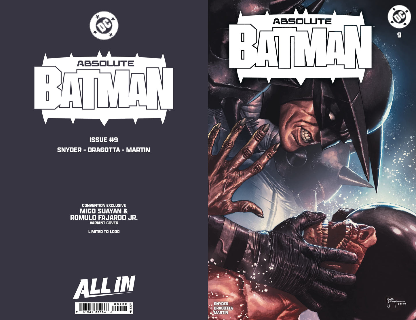 ABSOLUTE BATMAN #9 MICO SUAYAN HEROES CON EXCLUSIVE