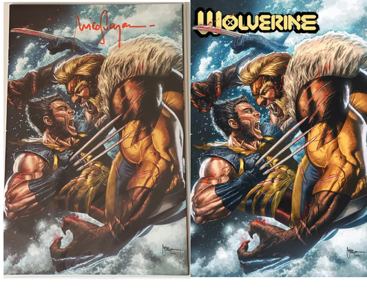 SIGNED BY MICO SUAYAN WOLVERINE #41 VIRGIN VARIANT W/COA