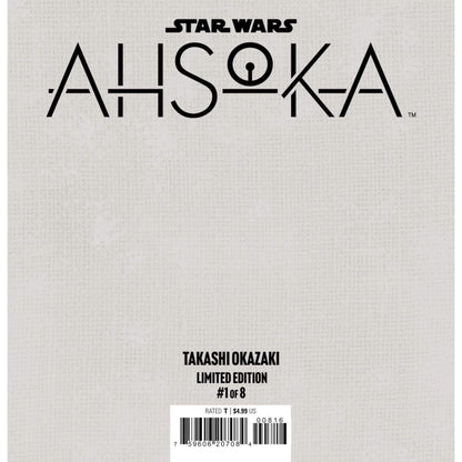 STAR WARS: AHSOKA #1 TAKASHI OKAZAKI LTD EDITION EXCLUSIVE SHIPS 07/10/24