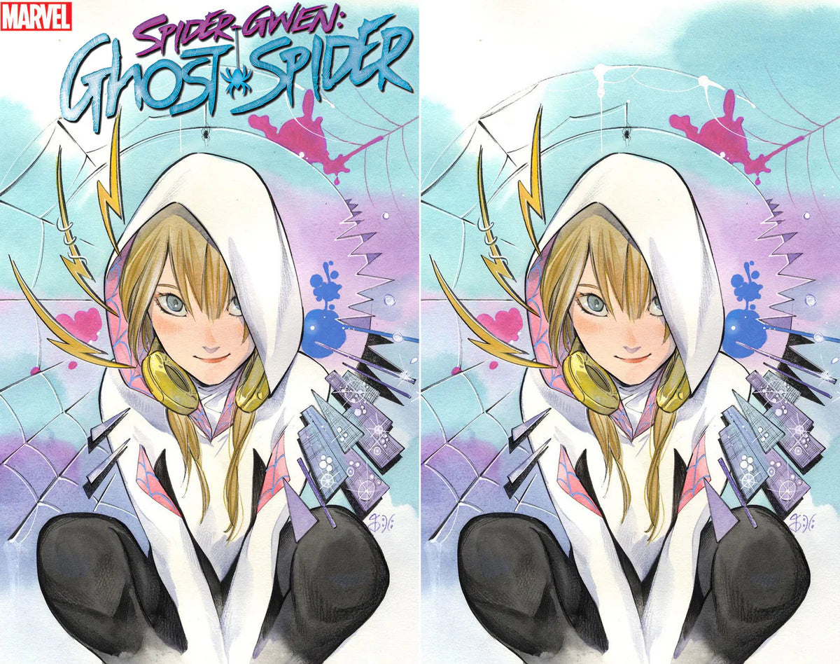 SPIDER GWEN: GHOST SPIDER #1 - PEACH MOMOKO EXCLUSIVE VARIANT - PRESALE 5/22