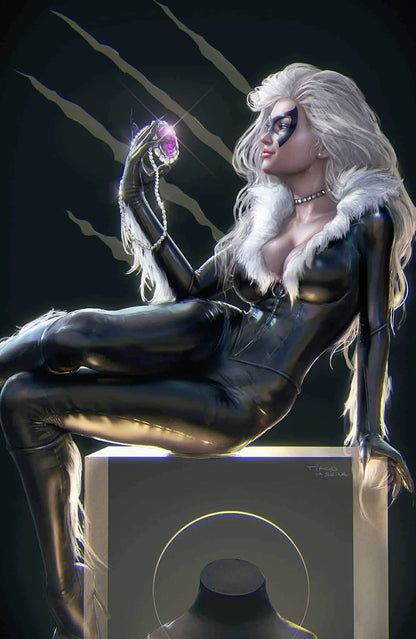 BLACK CAT #1 TIAGO DA SILVA EXCLUSIVE VARIANT COVERS