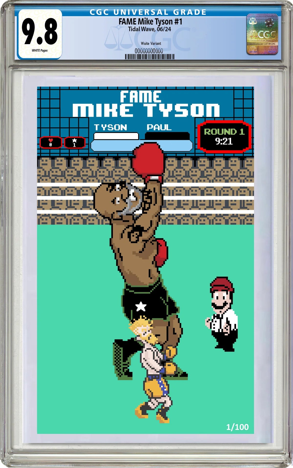 MIKE TYSON #1 MATTHEW WAITE PUNCH-OUT FANEXPO DALLAS EXCLUSIVE OPTIONS