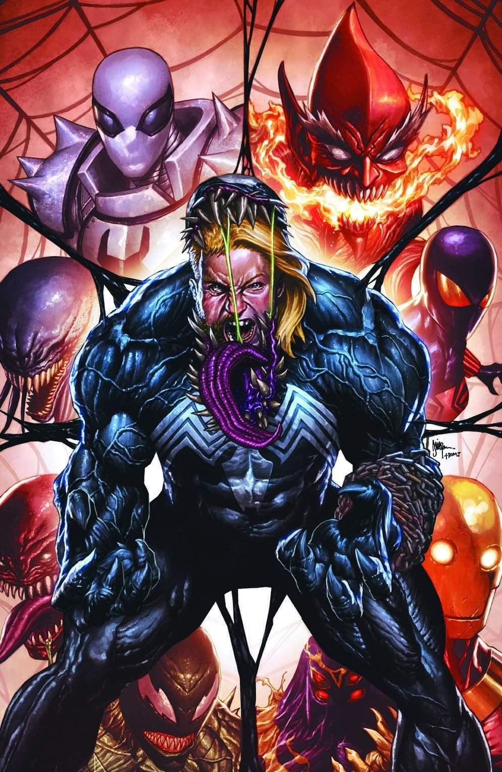 VENOM WAR #1 MICO SUAYAN EXCLUSIVE - 08/7/2024