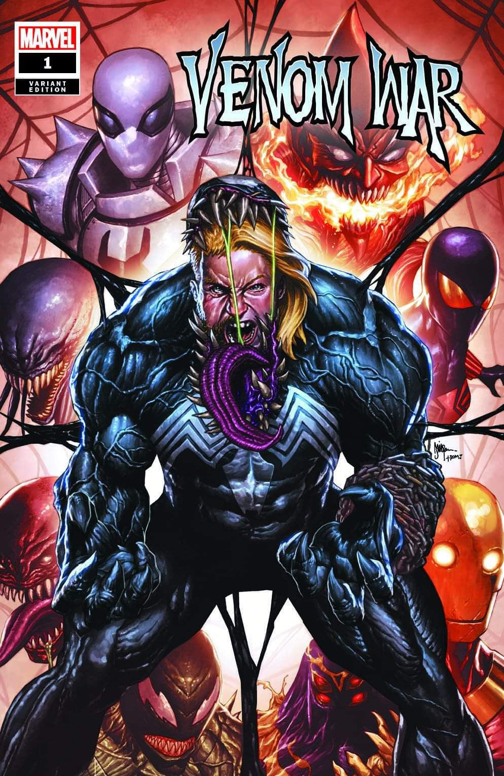 VENOM WAR #1 MICO SUAYAN EXCLUSIVE - 08/7/2024