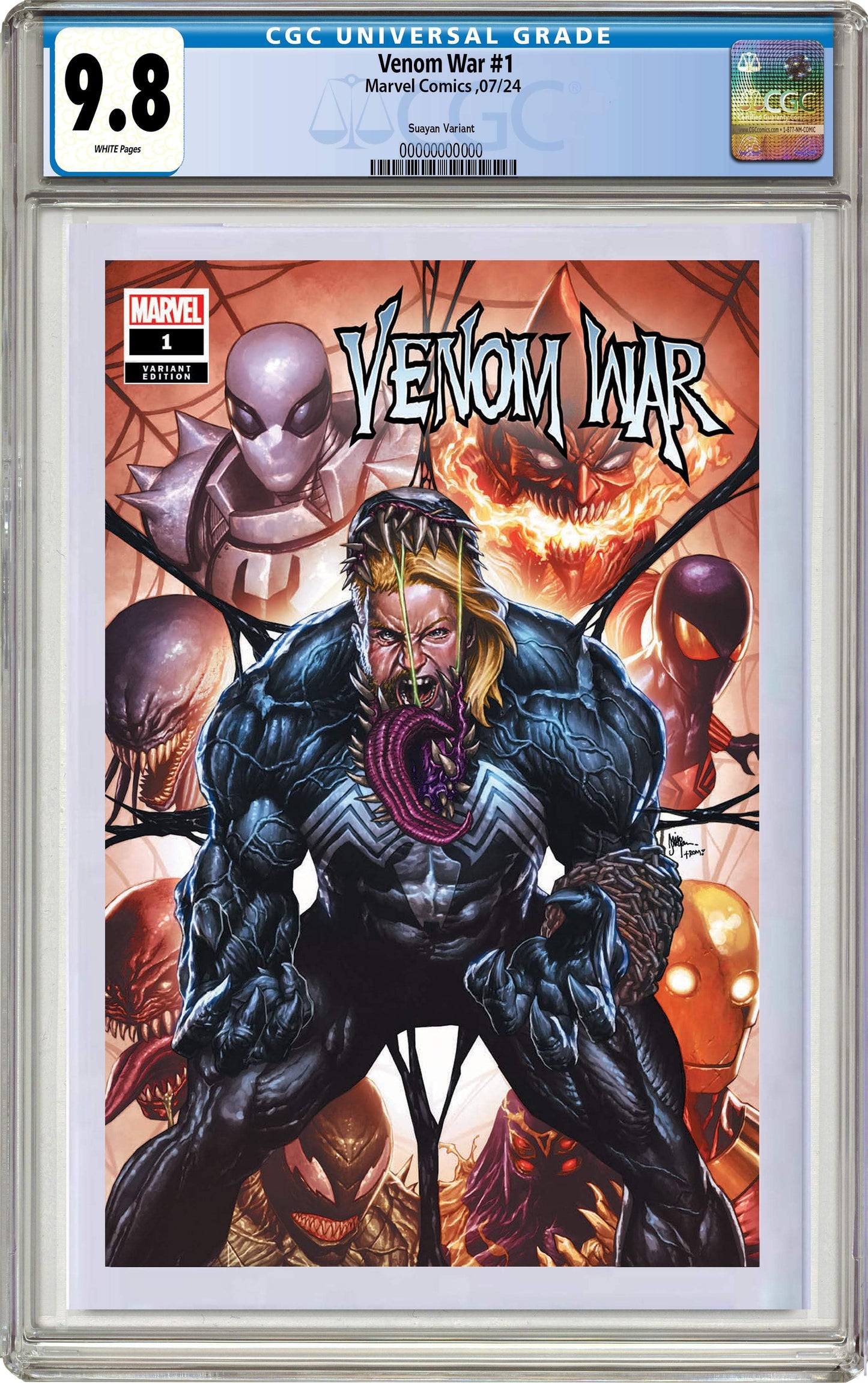 VENOM WAR #1 MICO SUAYAN EXCLUSIVE - 08/7/2024