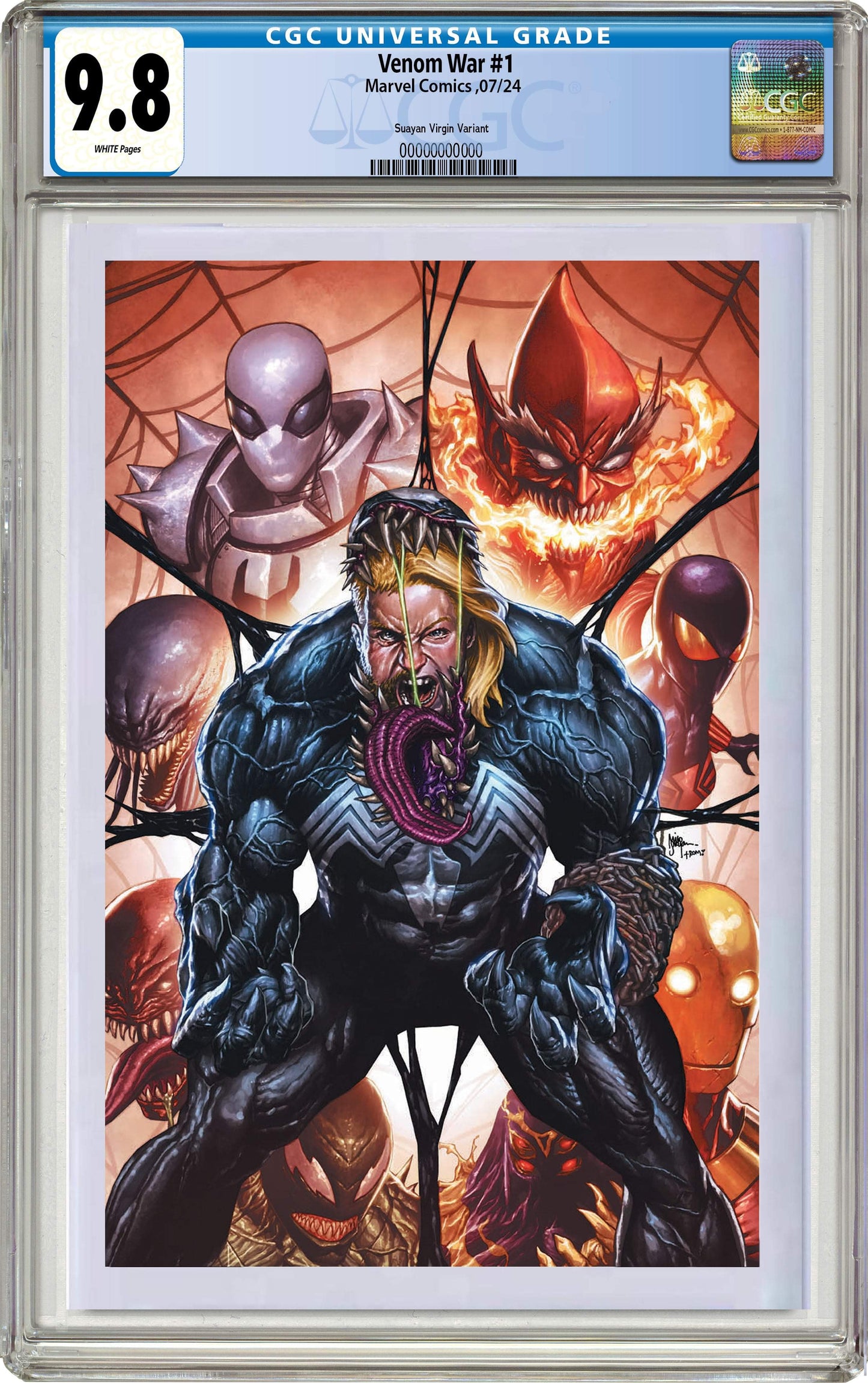 VENOM WAR #1 MICO SUAYAN EXCLUSIVE - 08/7/2024