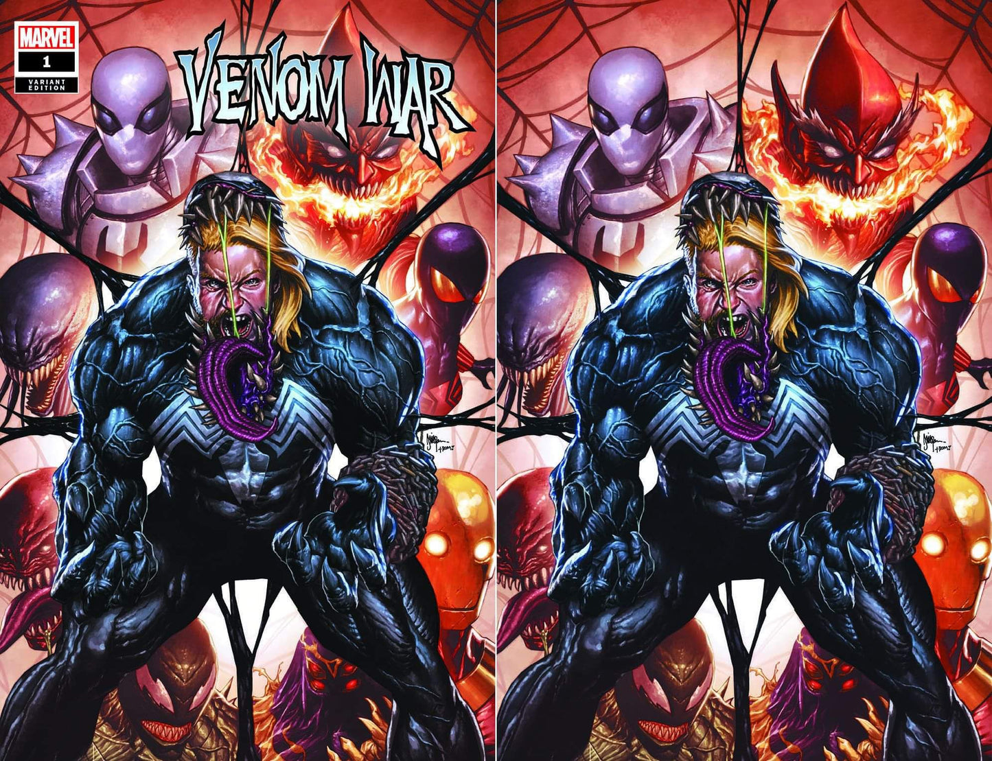 VENOM WAR #1 MICO SUAYAN EXCLUSIVE - 08/7/2024