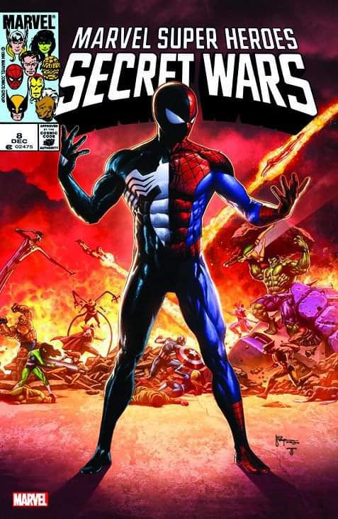 SECRET WARS #8 BLACK SUIT MICO SUAYAN EXCLUSIVE VARIANT COVER OPTIONS 08-07-24