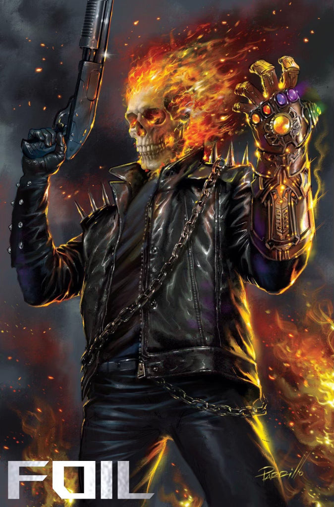 GHOST RIDER FINAL VENGEANCE #1 LUCIO PARRILLO EXCLUSIVE VIRGIN FOIL PRESALE 3/24