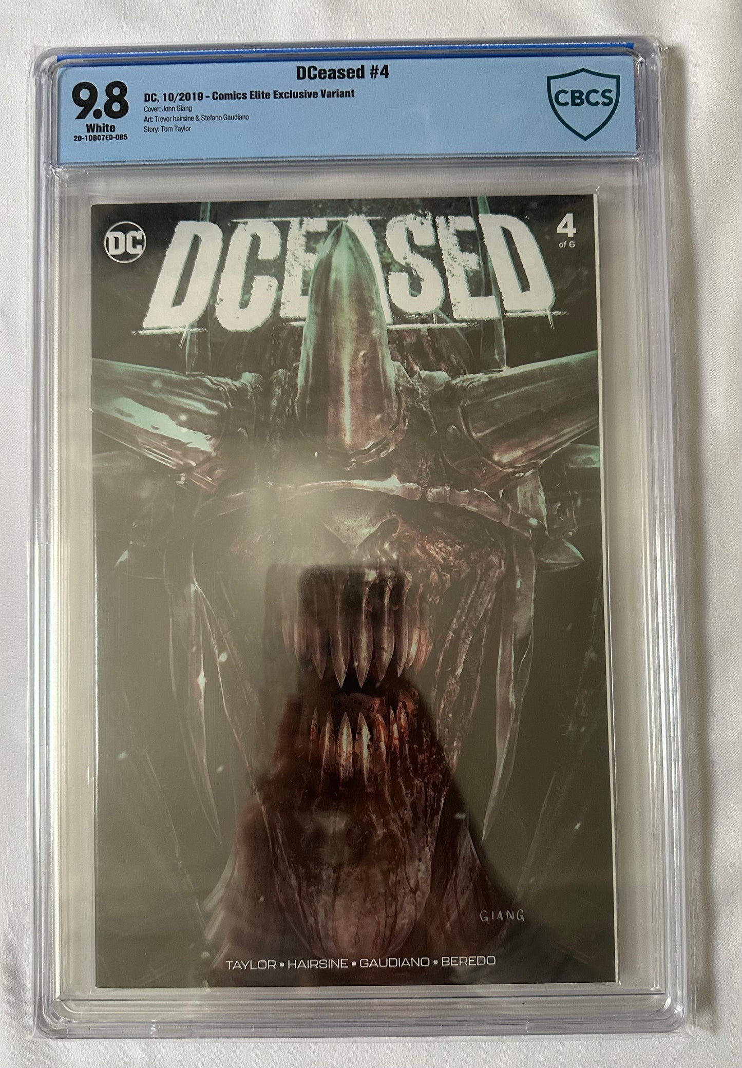 DCeased #4 Comics Elite Exclusive Variant Giang CBCS 9.8