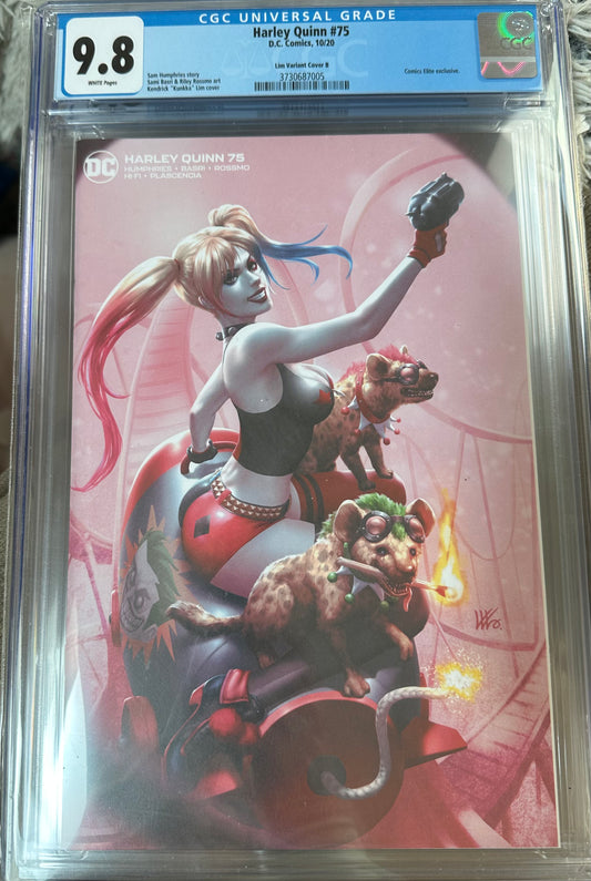 Harley Quinn #75 - Kendrick Lim - CGC 9.8