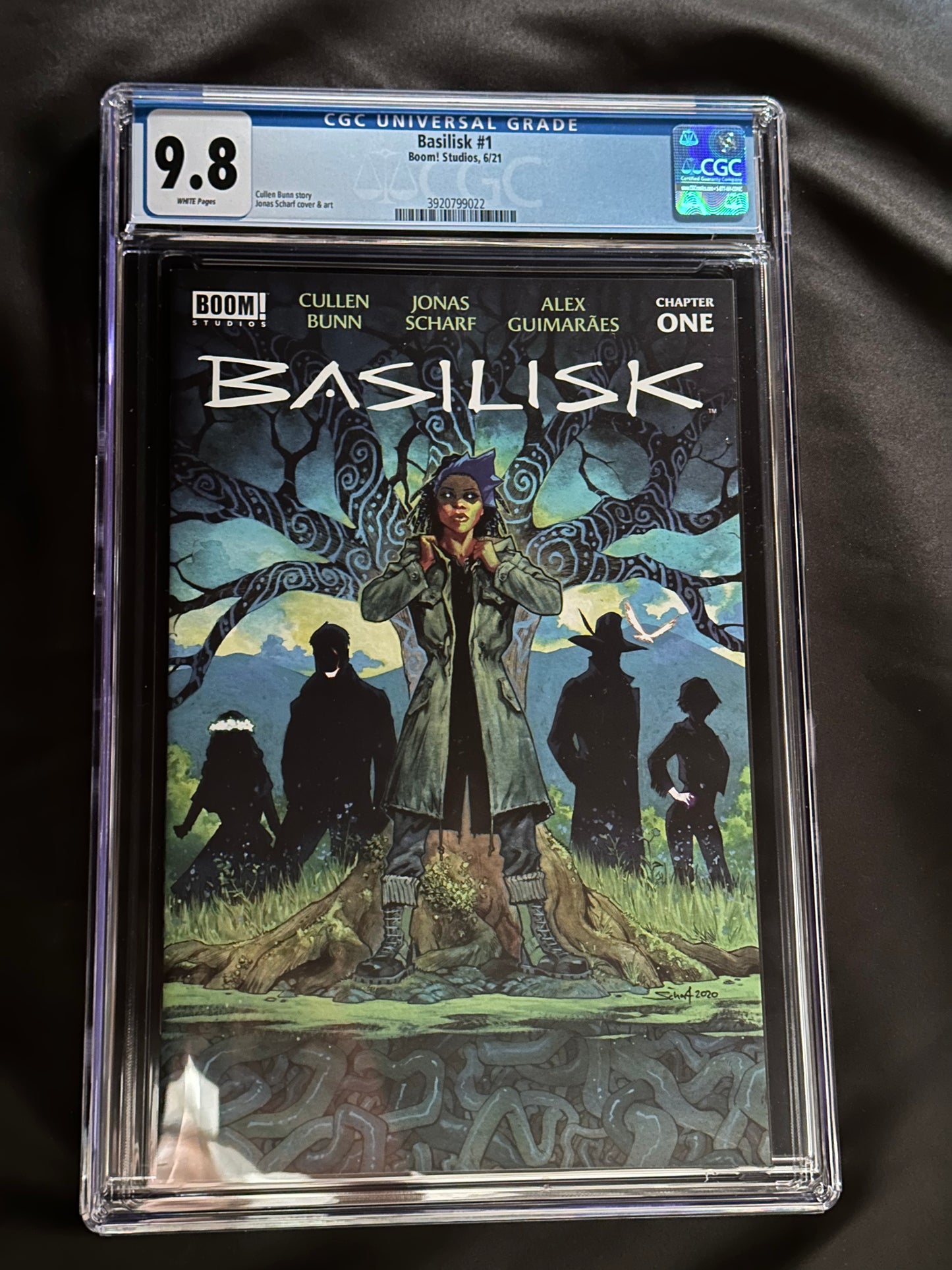 Basilisk #1 - Jonas Scharf Cover - CGC 9.8