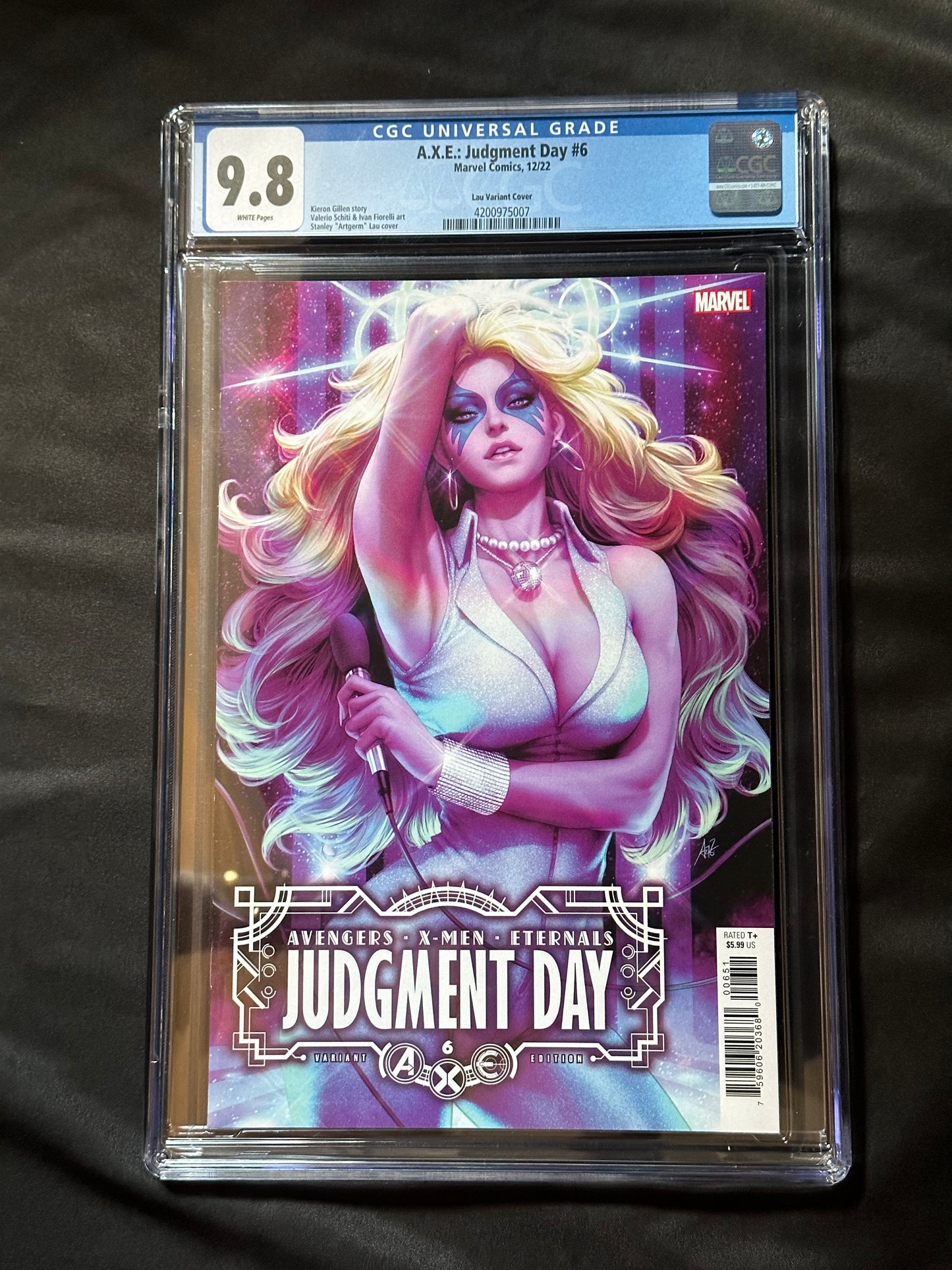 A.X.E.: Judgment Day #6 - Stanley "Artgerm" Lau Cover - CGC 9.8