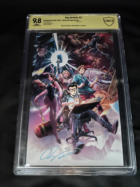 Con Artists #2 - SIGNED by Ryan Kincaid - Lipwei KH Cover - CBCS 9.8