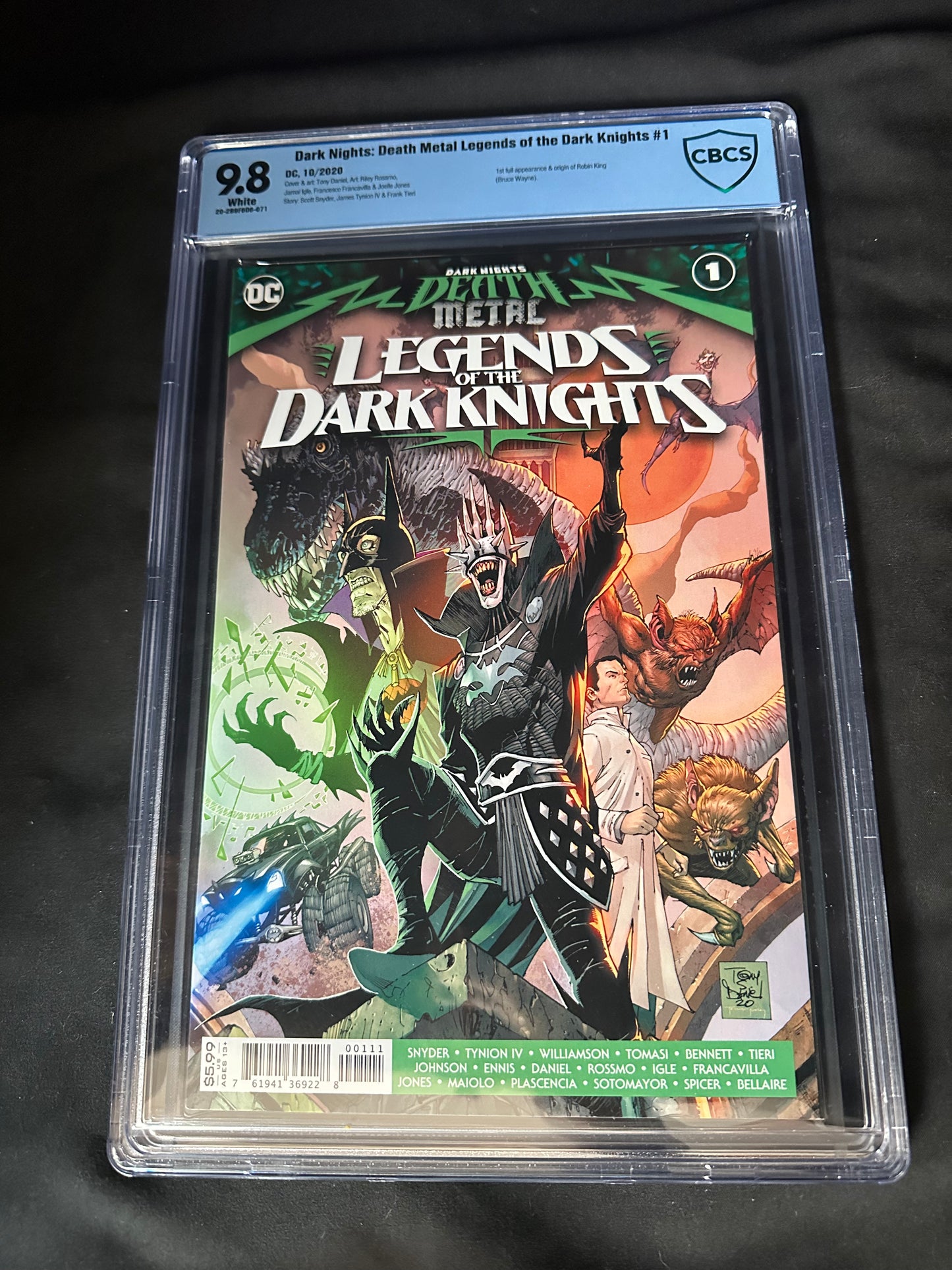 Dark Nights: Death Metal Legends of the Dark Knights #1 - Tony Daniel - CBCS 9.8