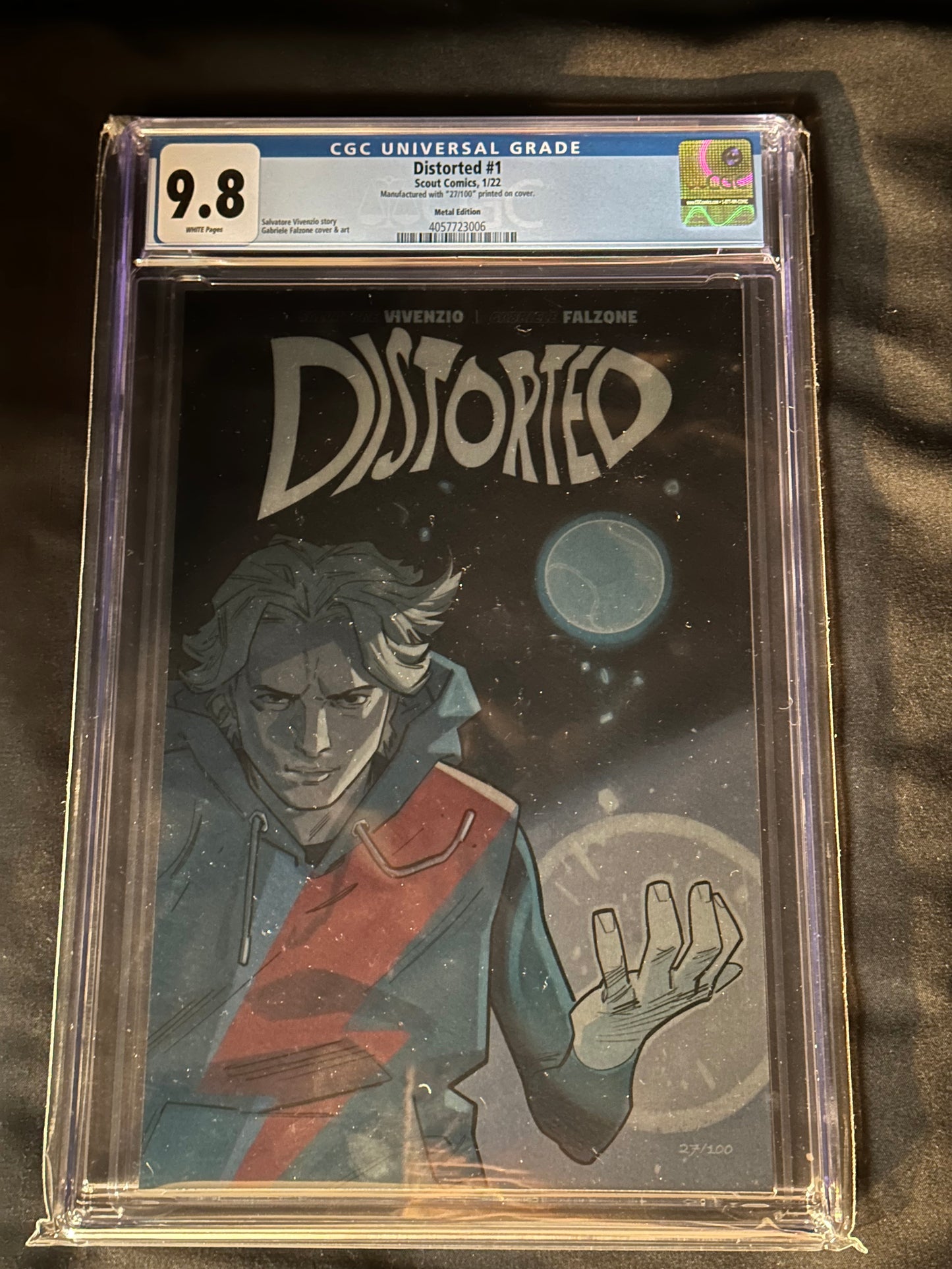 Distorted #1 - Gabriele Falzone Metal Edition- CGC 9.8