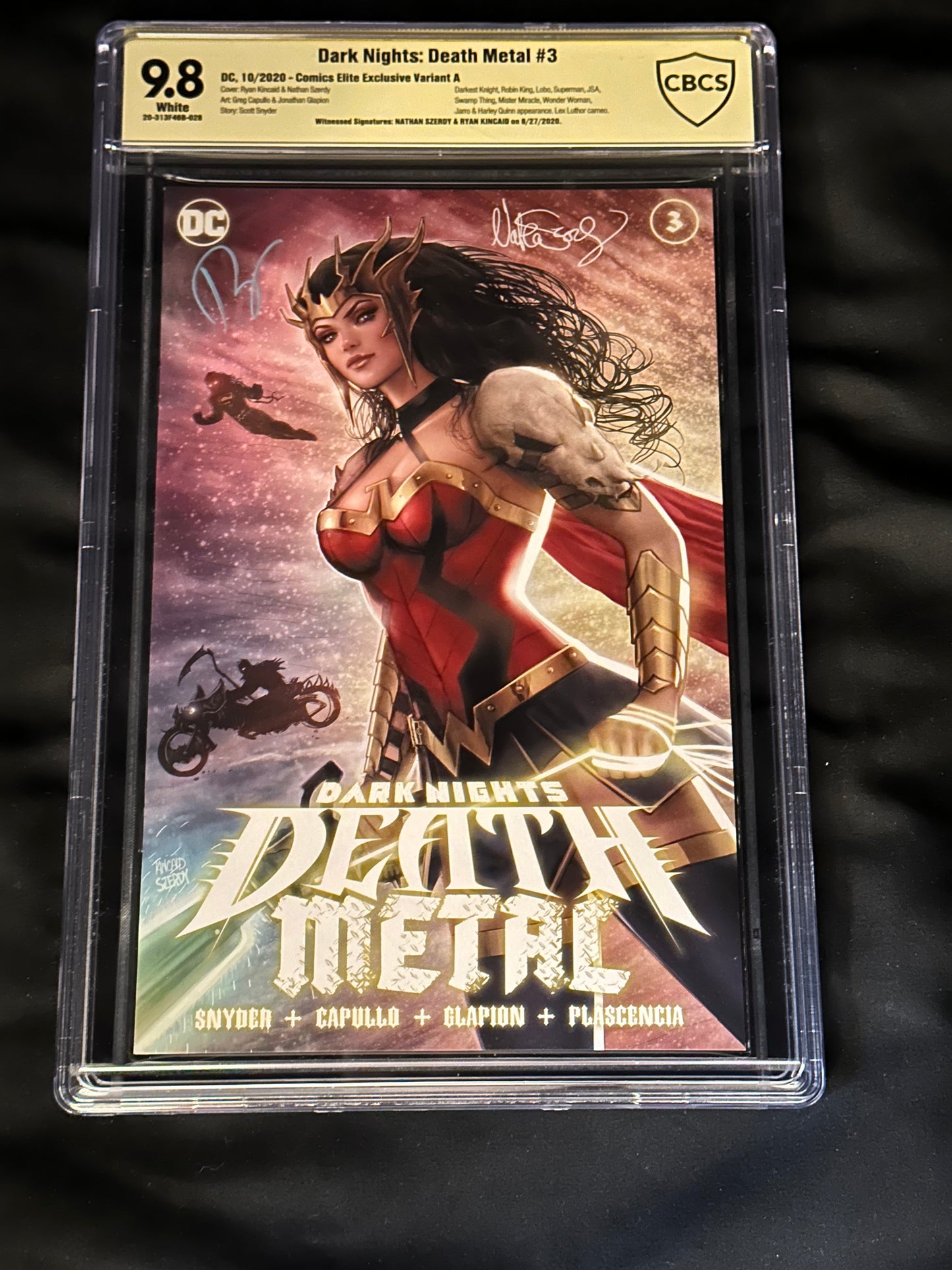 Dark Nights: Death Metal #3 -  SIGNED Nathan Szerdy & Ryan Kincaid - CBCS 9.8