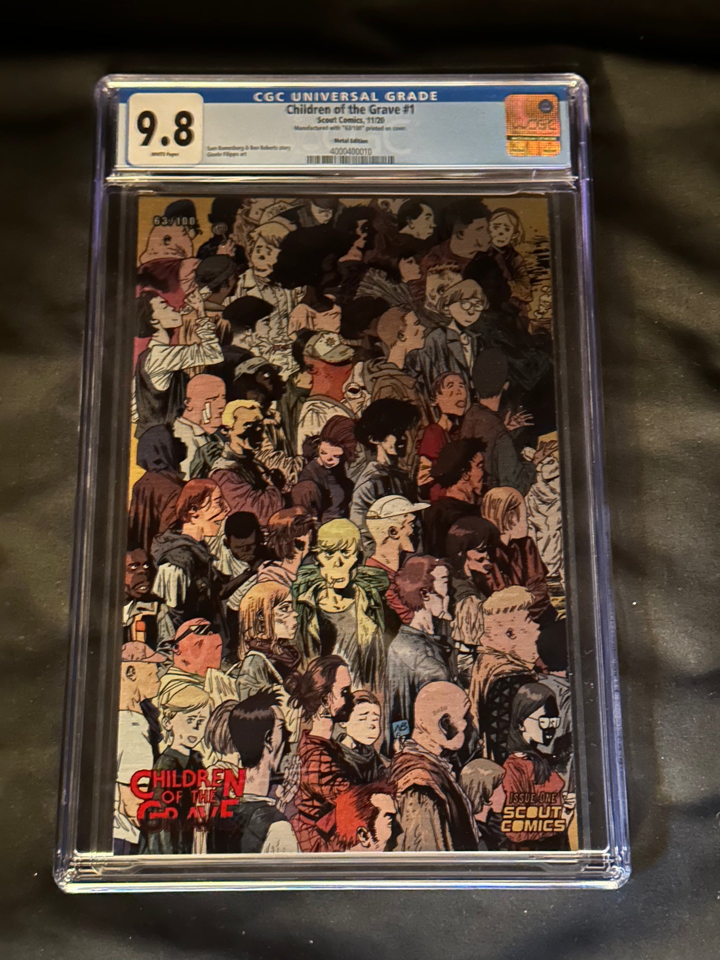 Children of the Grave #1 - Metal Gioele Filippo - CGC 9.8