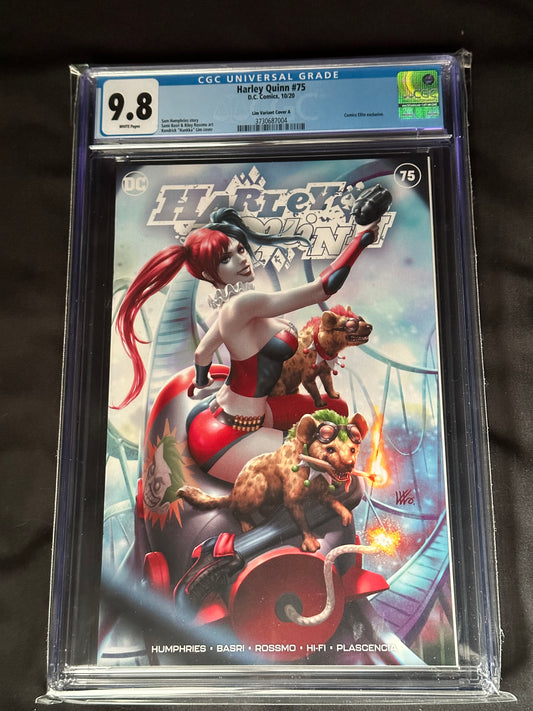 Harley Quinn #75 - Kendrick "Kunkka" Lim - CGC 9.8