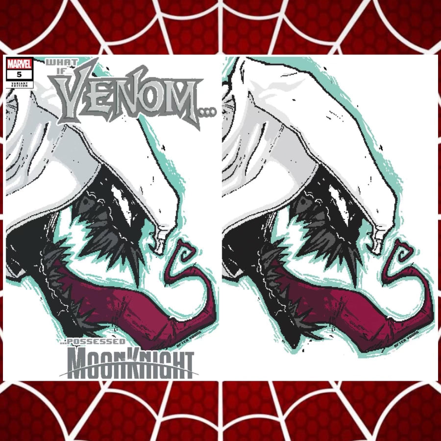 WHAT IF...? VENOM #5 MOON KNIGHT- MATTHEW WAITE EXCLUSIVE SKOTTIE YOUNG HOMAGE