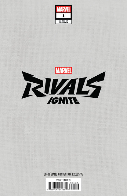 MARVEL RIVALS: IGNITE #1 JOHN GIANG HEROES CON EXCLUSIVE VARIANT COVERS