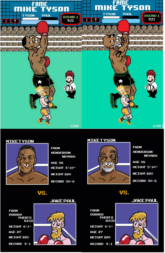 MIKE TYSON #1 MATTHEW WAITE PUNCH-OUT FANEXPO DALLAS EXCLUSIVE OPTIONS