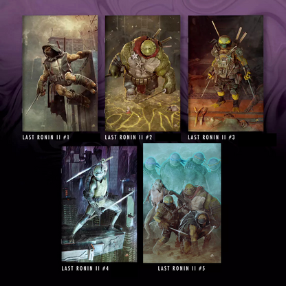 TMNT THE LAST RONIN II - RE-EVOLUTION #1 - 5 COMPLETE SET - BJORN BARENDS