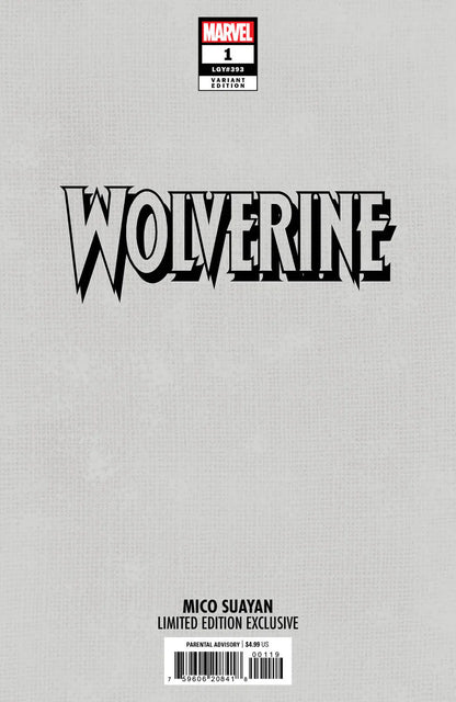 WOLVERINE #1 MICO SUAYAN EXCLUSIVE VARIANT COVER OPTIONS 09-11-24