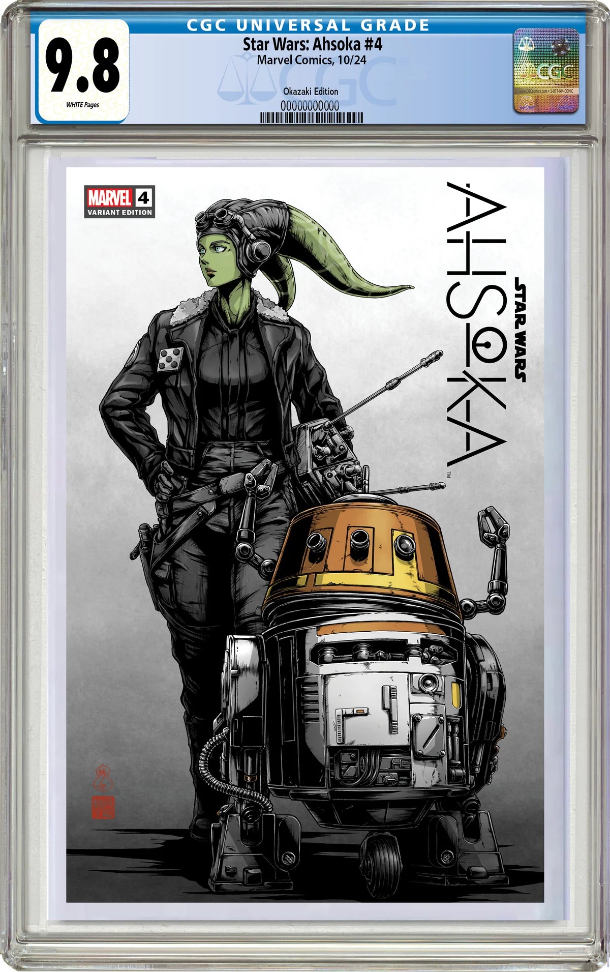 STAR WARS: AHSOKA #4 TAKASHI OKAZAKI LTD EDITION EXCLUSIVE SHIPS 10/9/24