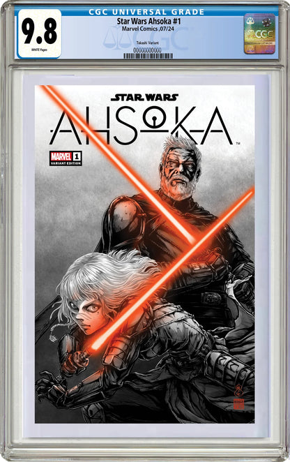 STAR WARS: AHSOKA #1 TAKASHI OKAZAKI LTD EDITION EXCLUSIVE SHIPS 07/10/24