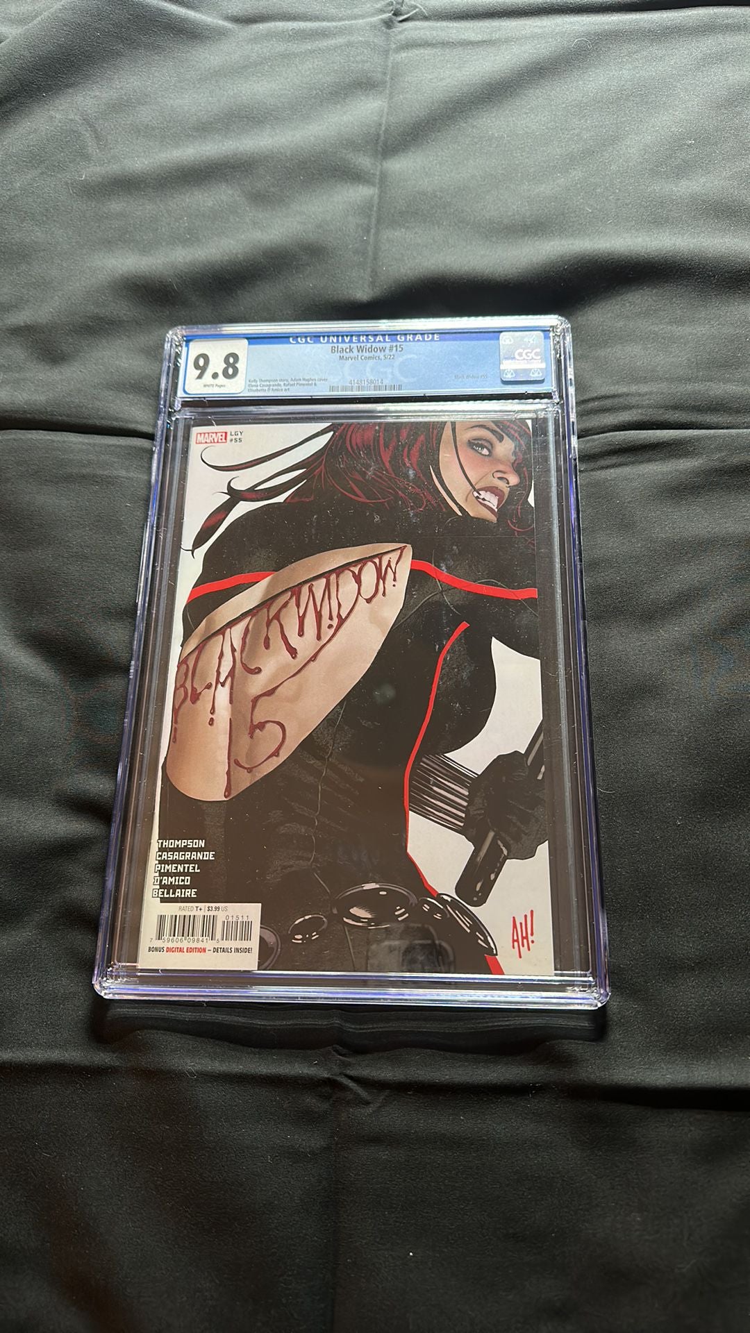 Black Widow #15 - Adam Hughes - CGC 9.8