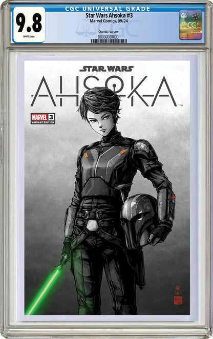 STAR WARS: AHSOKA #3 TAKASHI OKAZAKI LTD EDITION EXCLUSIVE SHIPS 9/25/24