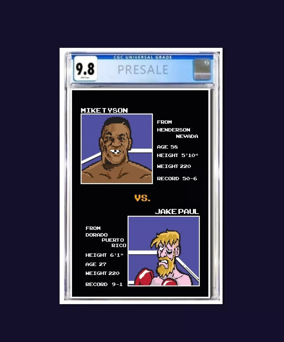 MIKE TYSON #1 MATTHEW WAITE PUNCH-OUT FANEXPO DALLAS EXCLUSIVE OPTIONS